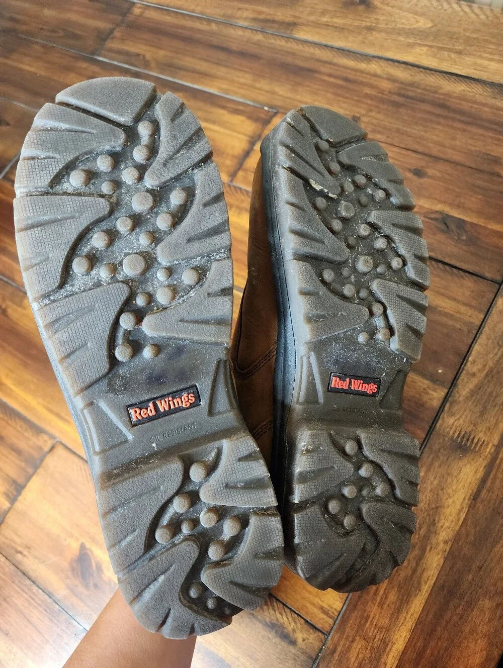 Red Wing King Toe Safety Toe Work Boots | Size 9.5